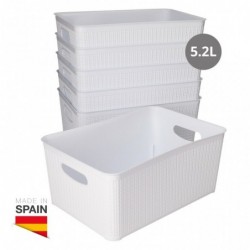 Cesto Organizador 5.2L Blanco