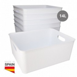 Cesto Organizador 14L Blanco