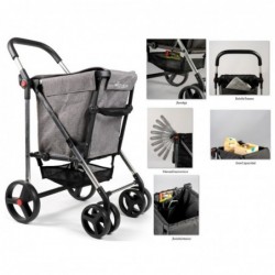 Carro Compra Basket Tweed...