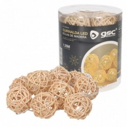 Guirnalda LED de bolas de...