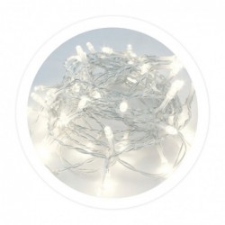 Guirnalda LED transparente...