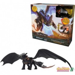 Dragon desdentao 38cm. luz...