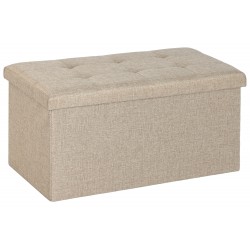 Caja Algodon Mdf Otomano Beige
