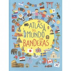 Atlas Del Mundo Con Banderas