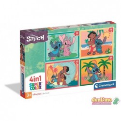 Puzzle 4 En 1 Stitch
