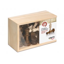 Figuras Ajedrez De Madera...