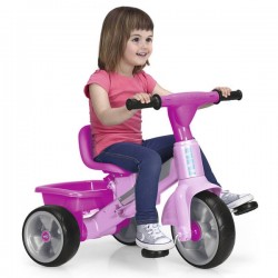 Triciclo Baby Plus Music Rosa de Feber