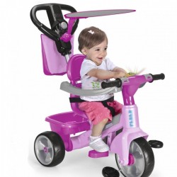 Triciclo Baby Plus Music Rosa de Feber