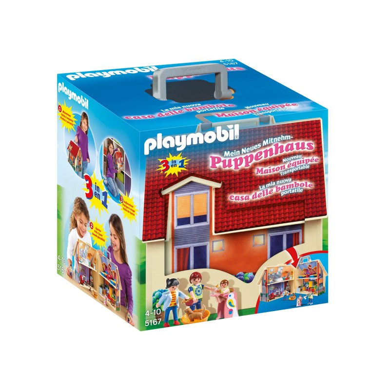 Casa muñecas maletín Playmobil