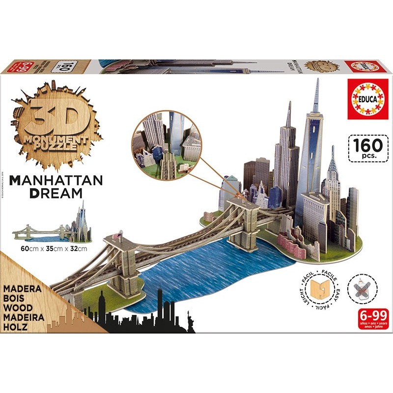 3D Monument Puzzle Manhattan dream