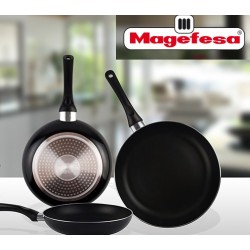 Sartén 18 de aluminio Vitral Black Inducción