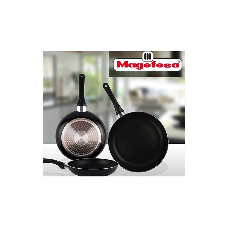 Sartén 18 de aluminio Vitral Black Inducción