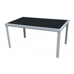 Mesa rectangular aluminio CAPRI